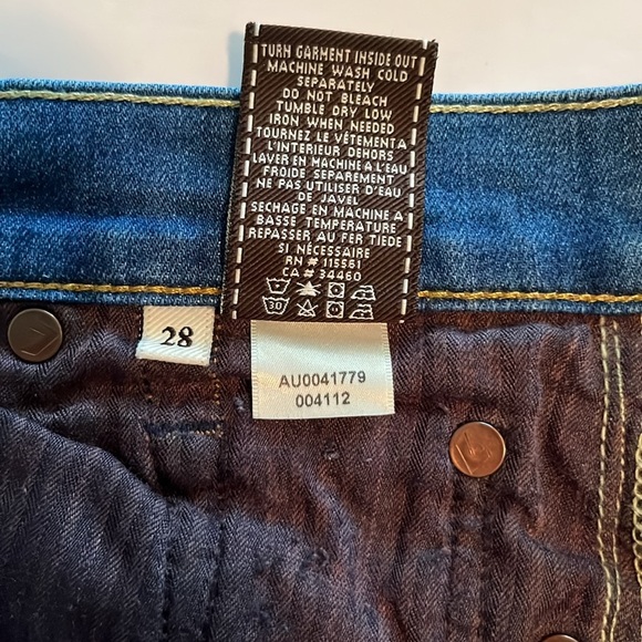 7 For All Mankind Gwenevere Mid Rise Size 28 - Picture 14 of 16